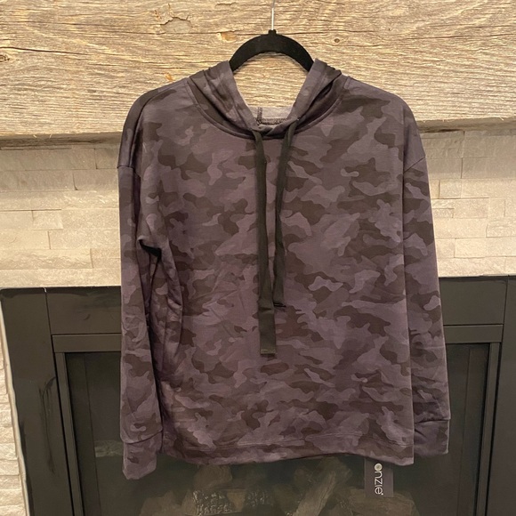 REVOLVE Divine Hoodie in Black & Grey Camo - Picture 4 of 7